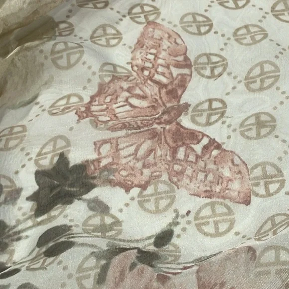 Giani Bernini | Pink & Gray Floral Scarf - Picture 6 of 11